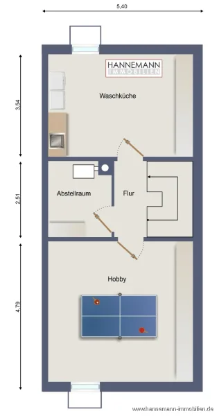 Grundriss Untergeschoss