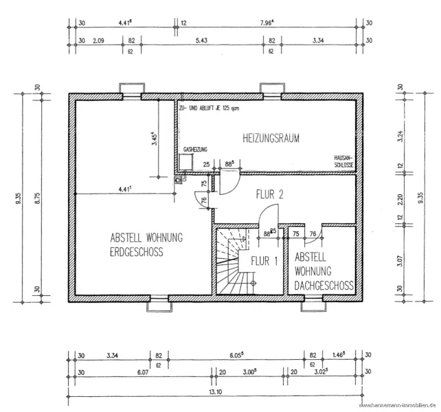 Grundriss Untergeschoss