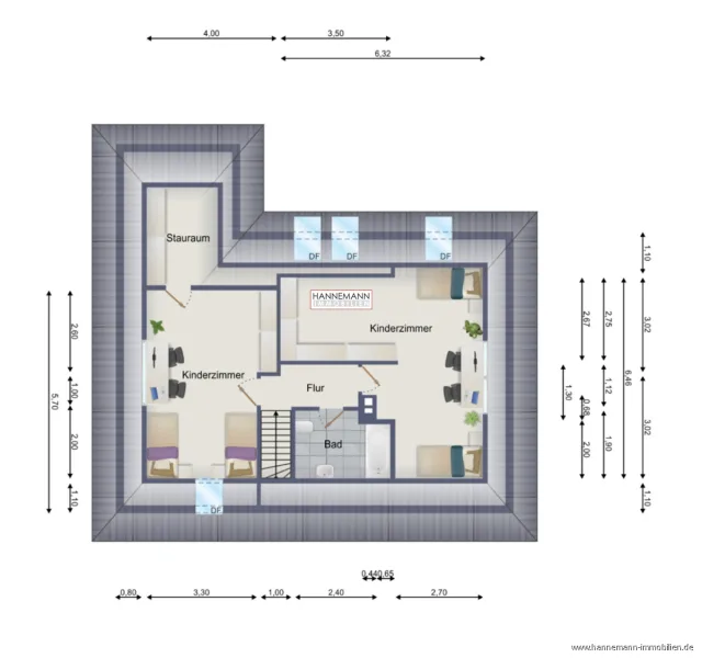 Grundriss Obergeschoss