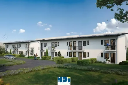 Prien_Aussen - Wohnung mieten in Prien am Chiemsee - Erstbezug Neubau! Tolles 1-Zimmer Appartement mit 3er Küche und Südausrichtung- Dachgeschoß