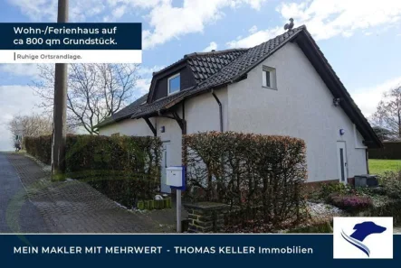 Eingangseite - Haus kaufen in Hirzenhain - Haus in ruhiger Ortsrandlage auf ca 800 qm Grundstück