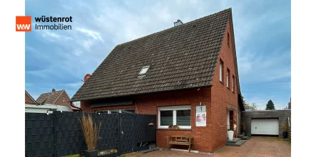 Frontansicht - Haus kaufen in Nordhorn - Einfamilienhaus in ruhiger Siedlungslage