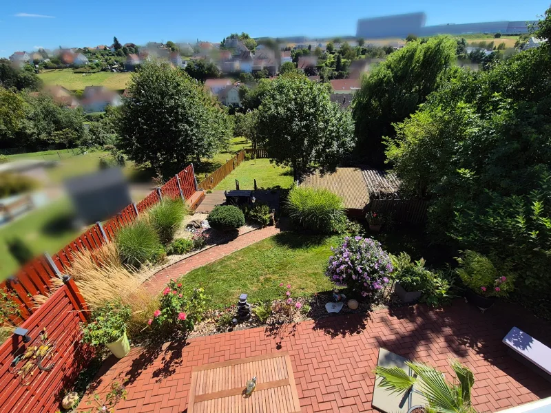 Ausblick Balkon