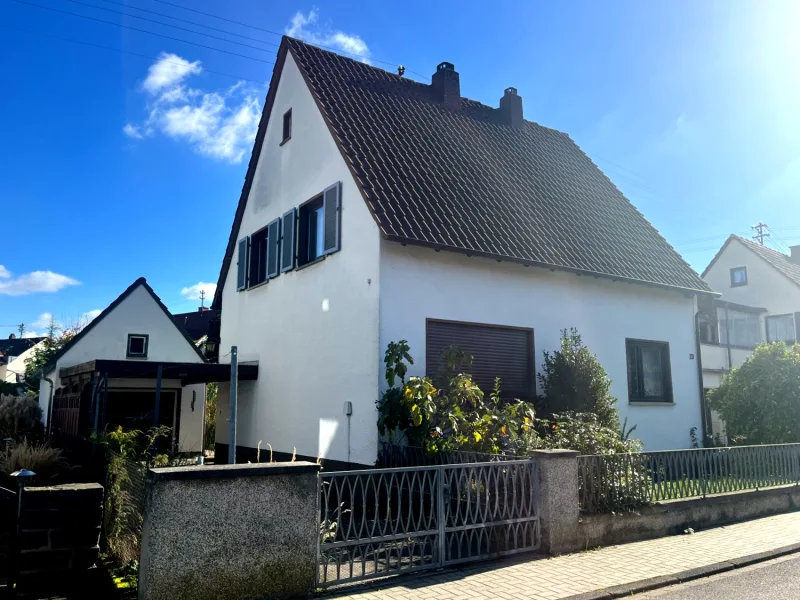 Vorderansicht - Haus kaufen in Neustadt an der Weinstraße - Leben wie im Urlaub - EFH im schönen Weinort Neustadt an der Weinstraße