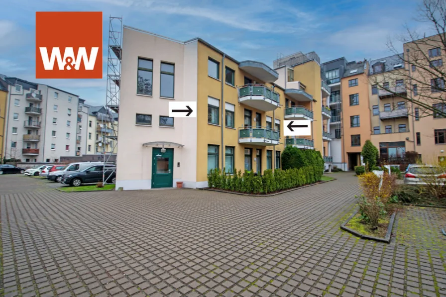 Wohnung - Wohnung kaufen in Chemnitz - 3-Raumwohnung in der Mitte von Chemnitz