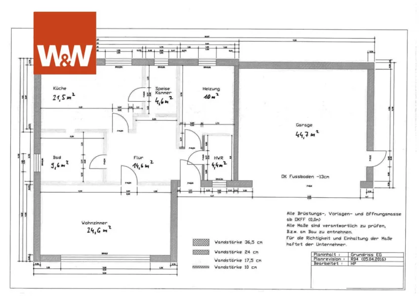 Grundriss EG