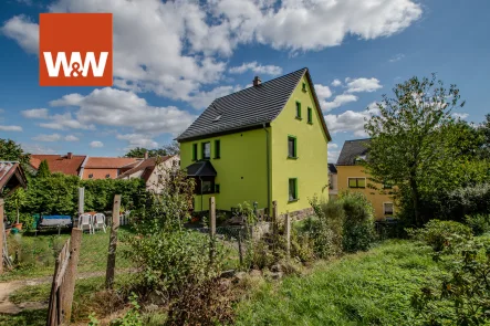 Ansicht Grundstück - Haus kaufen in Werdau - Großzügiges und Modernisiertes Einfamilienhaus in Werdau – Perfekt für Große Familien!