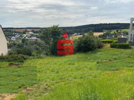 Strassenansicht - Grundstück kaufen in Neidenbach - Grundstück mit schönem Blick in erhöhter Ortsrandlage