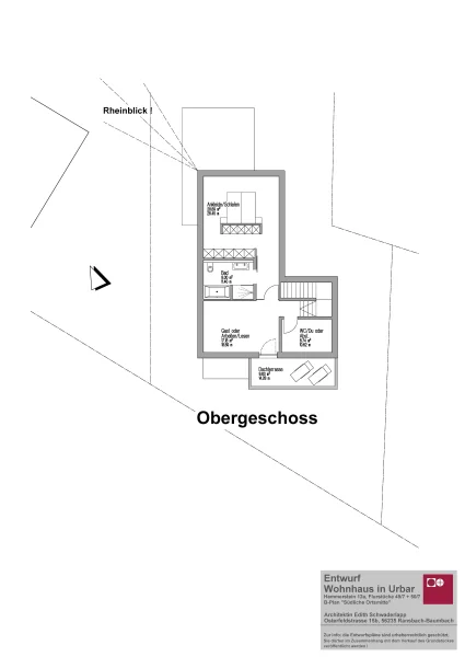 Planungsentwurf Obergeschoss