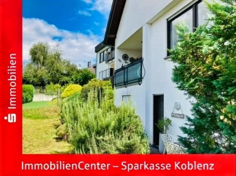  - Wohnung kaufen in Vallendar - Helle 4-Zimmerwohnung mit Terrasse und Garten in Vallendar