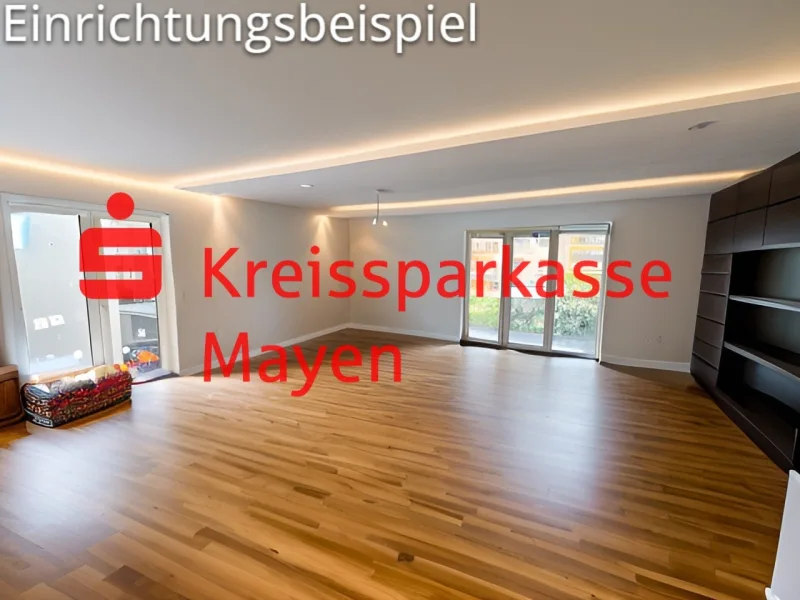 Wohnzimmer - Wohnung kaufen in Andernach - Neubauwohnung im Herzen der Stadt. Nur noch eine Wohnung frei.