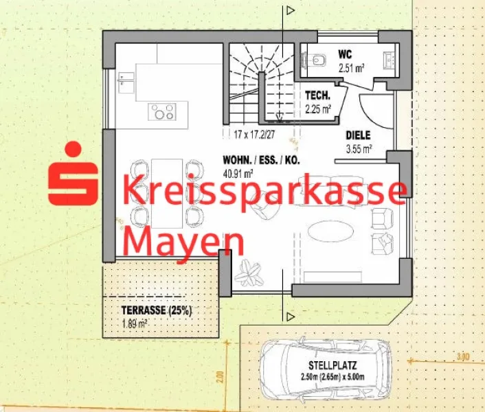 Erdgeschoß - Haus kaufen in Andernach - Freistehender NEUBAU in angenehmer Wohnlage am Kirchberg. 