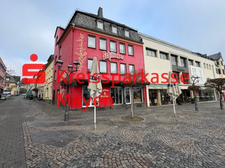 Außenansicht - Gastgewerbe/Hotel mieten in Mayen - Toplage am Marktplatz: Moderne Bäckerei in Mayen zu vermieten