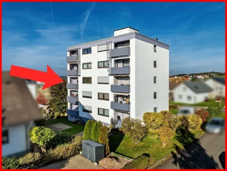 Rückansicht - Wohnung kaufen in Osterburken - Ihr neues Zuhause erwartet Sie!