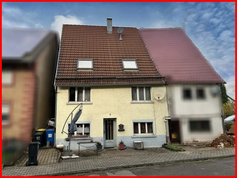 Außenansicht - Haus kaufen in Buchen - Handwerker aufgepasst !!!