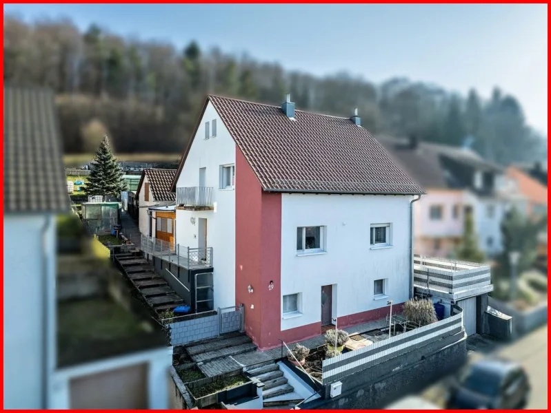 Außenansicht - Haus kaufen in Billigheim - Einfamilienhaus - perfekt für Familien und Naturfreunde 