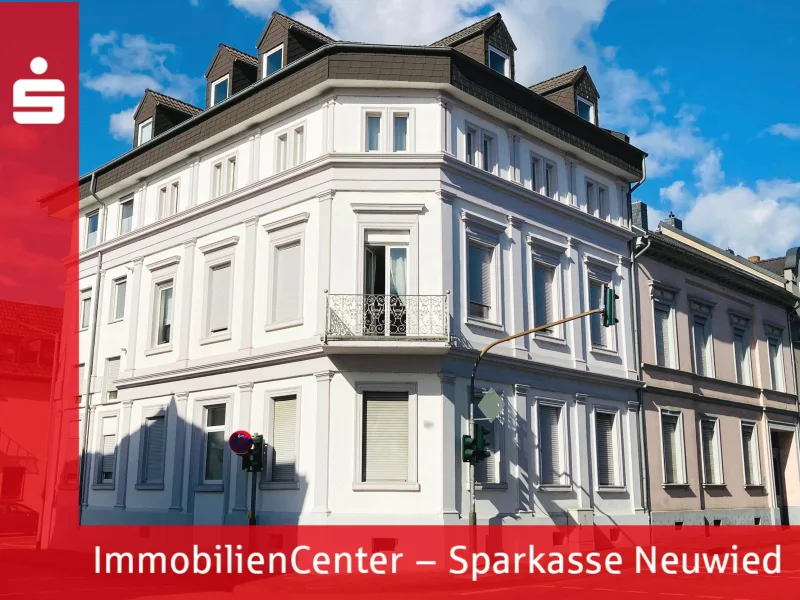 Außenansicht - Wohnung kaufen in Neuwied - Zentral, gepflegt und gut vermietet! Gemütliche 2-Z.-DG-Whg.