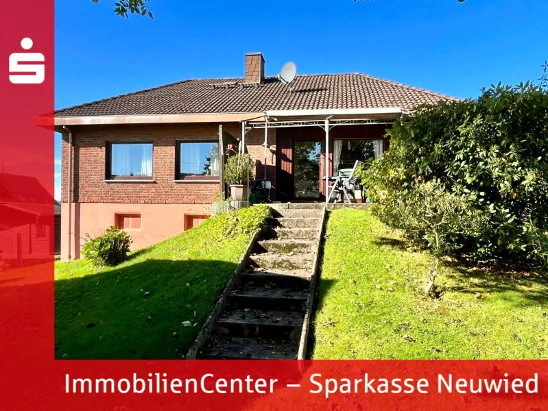 Außenansicht - Haus kaufen in Rodenbach - Gepflegtes Einfamilienhaus mit Blick ins Grüne