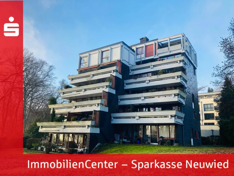 Hausansicht - Wohnung kaufen in Rengsdorf - Gemütliche, solide vermietete 2-Z.-Terrassenwhg. in ruhiger Lage