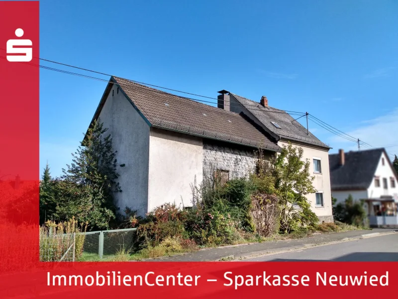 Außenansicht - Haus kaufen in Harschbach - Zweifamilienhaus mit Scheune in Harschbach