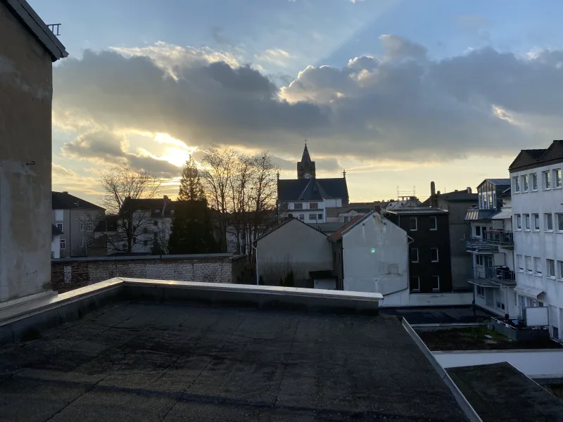 Blick von der Dachterrasse