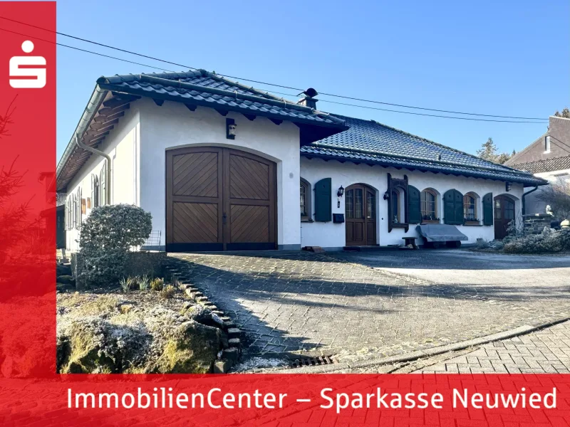 Außenansicht - Haus kaufen in Dierdorf - Hochwertiger Bungalow im Landhausstil