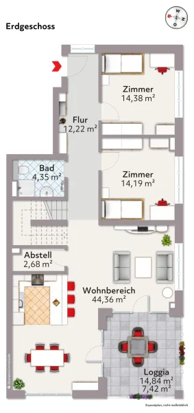 Wohnung Nr. 2 - Erdgeschoss