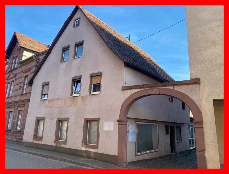  - Haus kaufen in Albersweiler - Renovierungsbedürftiges Wohnhaus mit neuwertigen vermieteten Praxisräumen