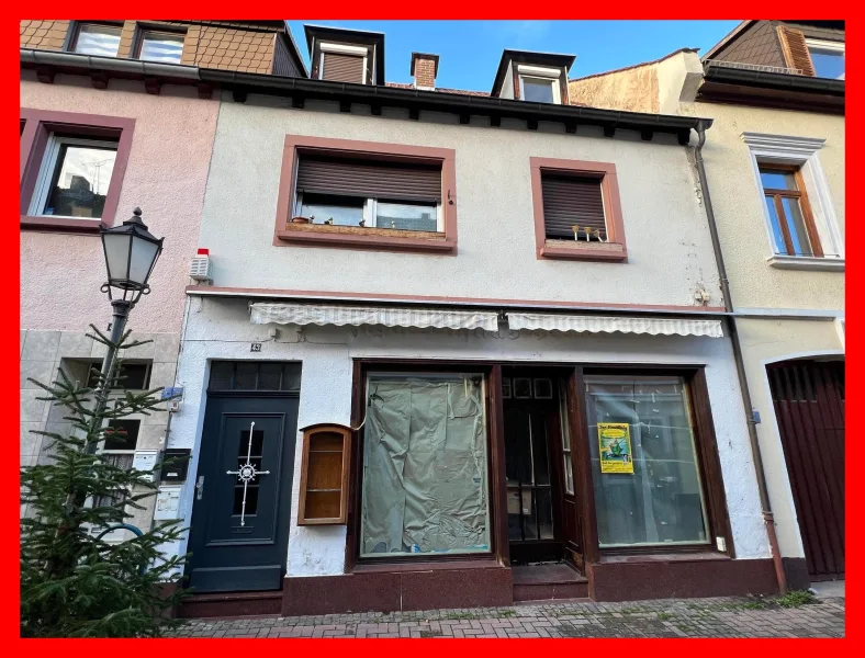  - Haus kaufen in Bad Bergzabern - Kleines Wohn- und Geschäftshaus in zentraler Lage