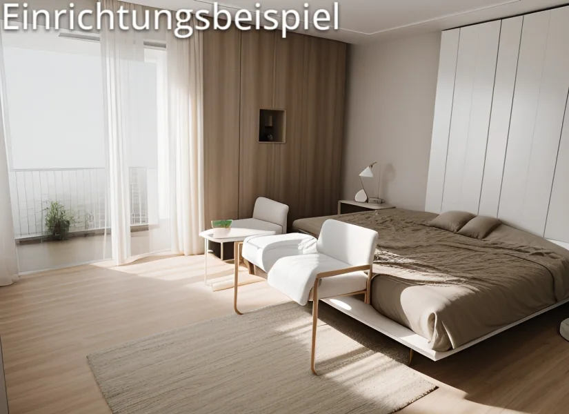 Einrichtungsbeispiel Schlafzimmer