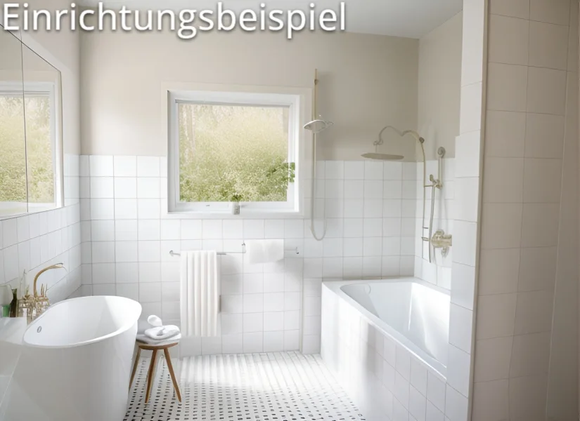 Einrichtungsbeispiel Badezimmer