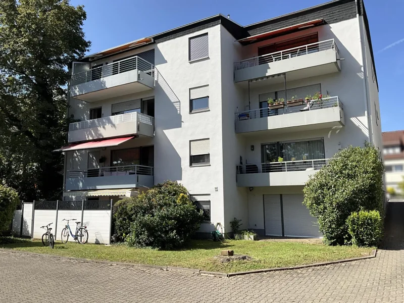 Rückansicht - Wohnung kaufen in Ludwigshafen am Rhein, Friesenheim/Nord - Wohnung mit Panoramablick in den Ebertpark