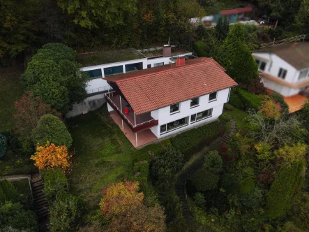 Außenansicht komplett - Haus kaufen in Heidelberg - Familienglück - EFH auf der Sonnenseite von Heidelberg-Ziegelhausen