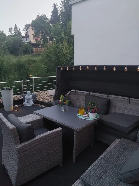 Terrasse der Wohnung im 2. Obergeschoss