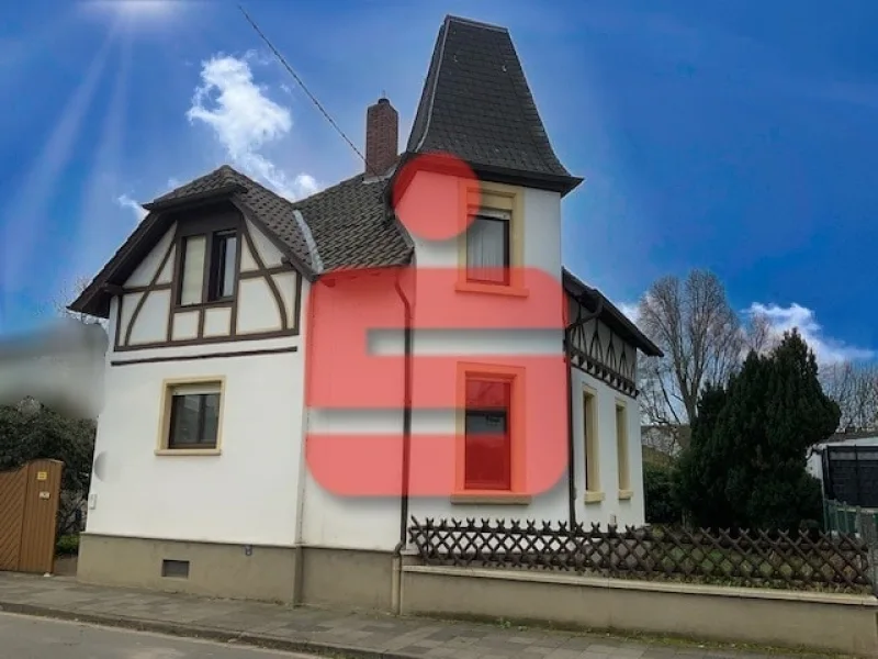 Strassenansicht - Haus kaufen in Worms - Auf die Lage kommt es an!