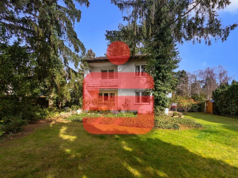 Gartenansicht - Haus kaufen in Mainz - Haus in bester Lage von Mainz-Gonsenheim mit eingewachsenem Garten