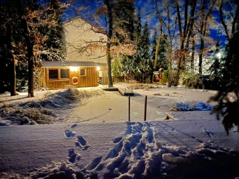 Winterromantik bei Nacht