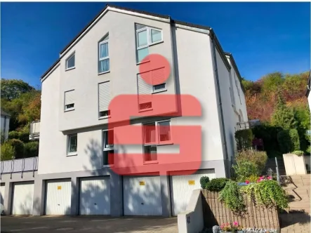 Ansicht Haus - Wohnung kaufen in Bad Kreuznach - Wunderschöne Wohnung mit Blick ins Grüne am Stadtrand