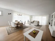 Wohn-, Esszimmer (Homestaging)