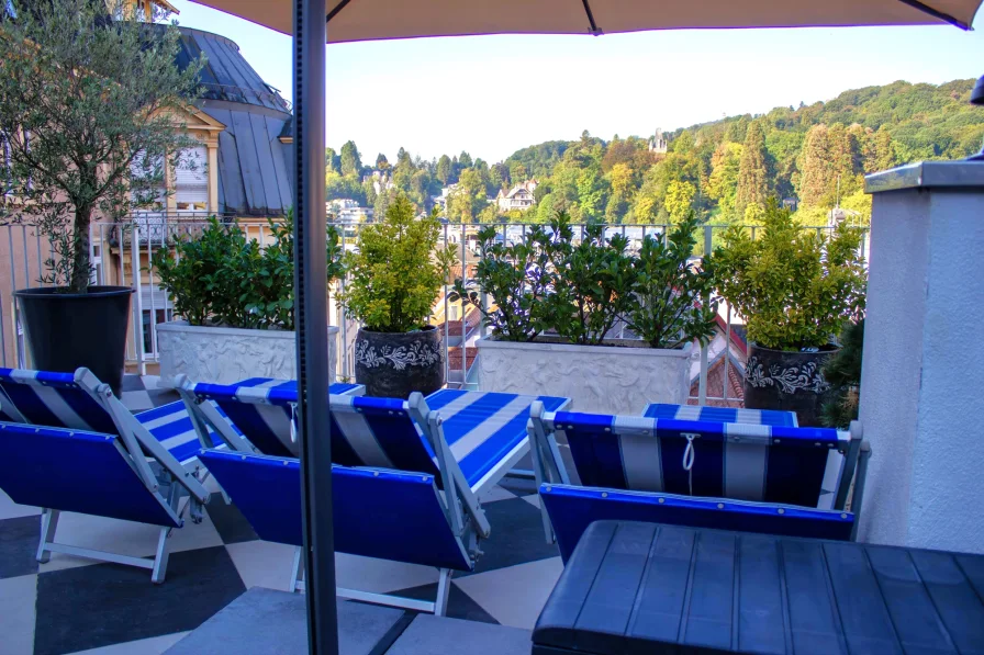 Dachterrasse mit 360° Stadtblick