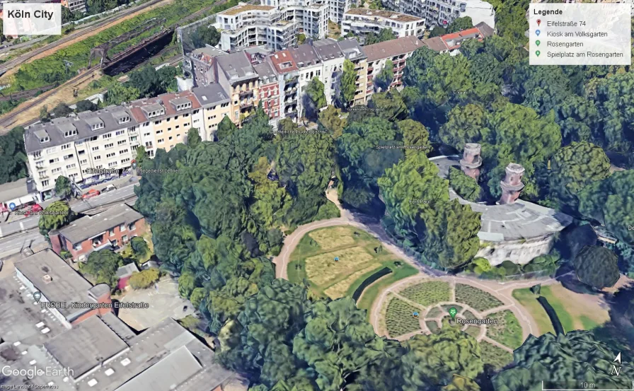 Luftbild - Eifelstr. Volksgarten