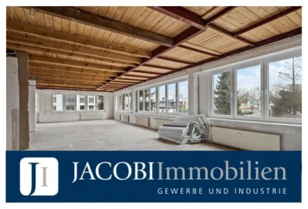 IST Zustand - Büro/Praxis mieten in Reinbek - fleixble Nutzbarkeit / Ausbau in Eigenregie - ab ca. 285 m² - ca. 2.380 m² Büro-/Gewerbeflächen