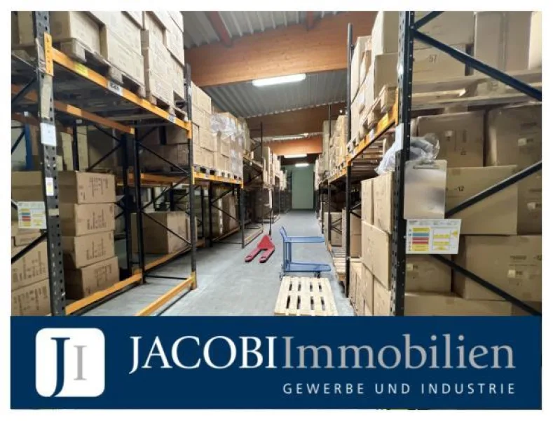 Halleninnenansicht - Halle/Lager/Produktion mieten in Schenefeld - ca. 800 m² Lager-/Produktionsfläche mit angrenzenden Büro-/Sozialflächen ab ca. 250 m² 
