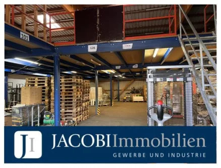 Lagerbereich - Halle/Lager/Produktion mieten in Schenefeld - ca. 330 m² ebenerdige Lager-/Produktionsflächen sowie bei Bedarf ca. 250 m² Büro