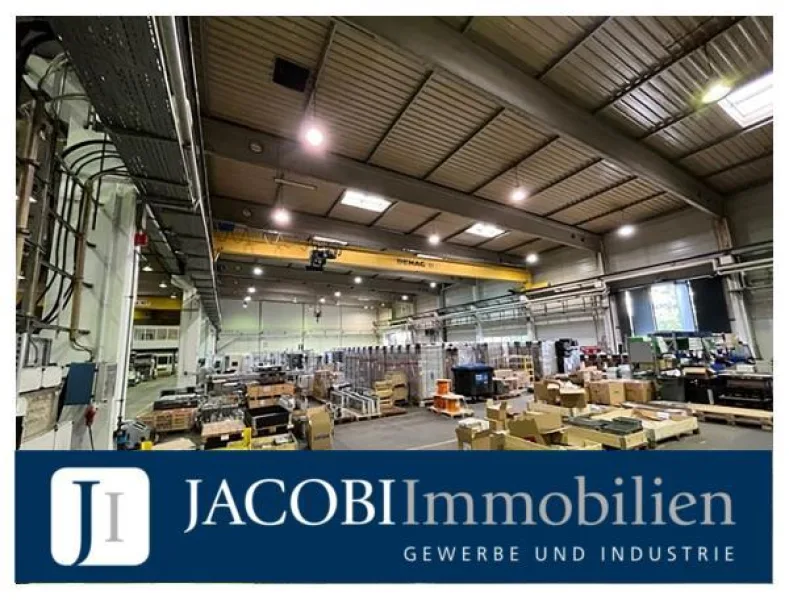 Innenansicht Halle - Halle/Lager/Produktion mieten in Berlin - ca. 3.973 m² große Produktionshalle mit ebenerdiger Andienung