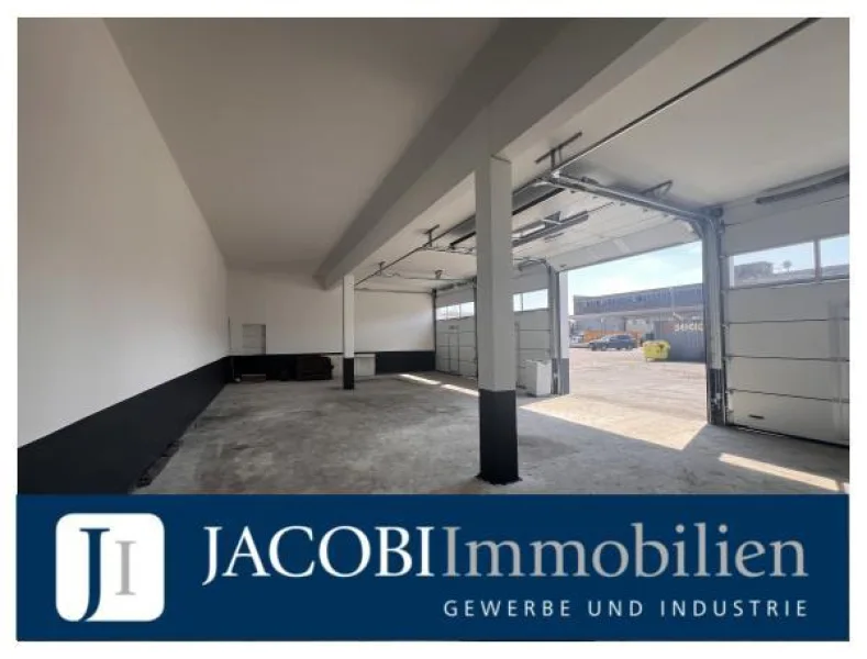 Werkstatt - Halle/Lager/Produktion mieten in Hamburg - ca. 500 m² Werkstatt-/Lager, ca. 450 m² Büro sowie ca. 1.600 m² Freiflächen