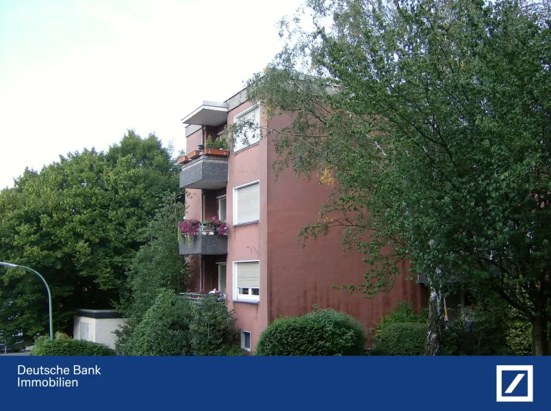 Rückansicht  - Wohnung kaufen in Herne - Gut geschnittenes Apartment mit Garage und Balkon über den Dächern von Herne-Süd!