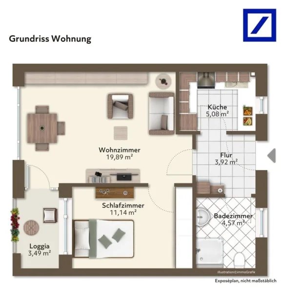 Grundriss Wohnung