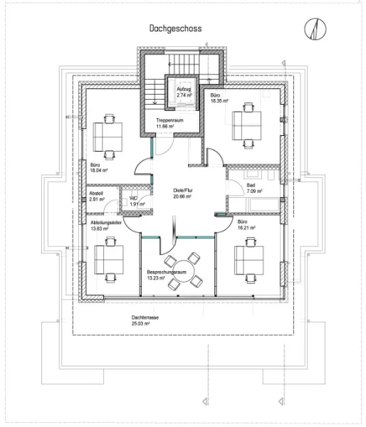 Grundriss Dachgeschoss