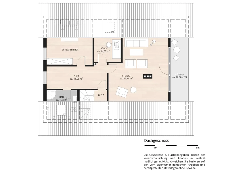 Grundriss Dachgeschoss